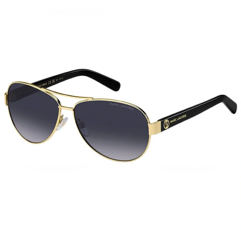 NEW Marc Jacobs Women's Black Gold   Sunglasses MARC699/S RHL-60  Authentic